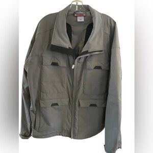 Men’s Columbia convert jacket, 6 pockets, XXL, elastic drawstring at waistband